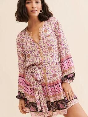 Spell & The Gypsy Lady Untamed Tunic Mini Dress SMALL